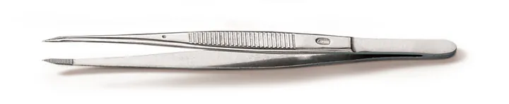 Pensă, dreaptă, ascuțită, chirurgicală, din Remanit 4301, lungime 130 mm — Carl Roth, cod 2802.1