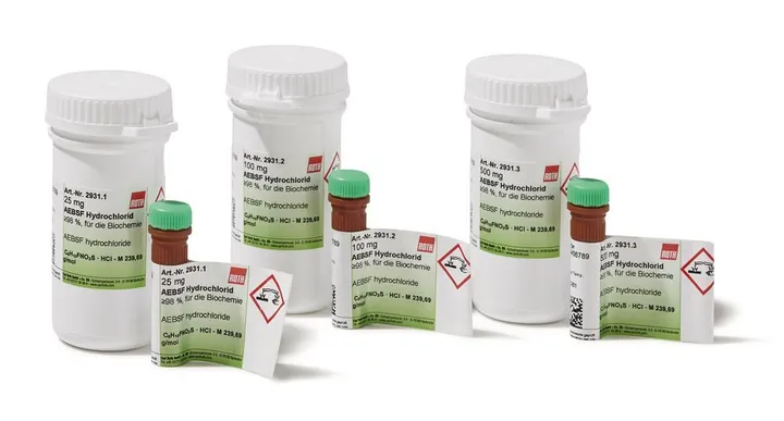 Clorhidrat de AEBSF, min. 97 %, pentru biochimie, 500 mg, plastic — Carl Roth, cod 2931.3