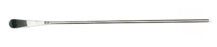 Spatulă, oțel inoxidabil 18/10, un capăt în formă de lingură, lățime ștergere 5 mm, L 210 mm — Carl Roth, cod 3042.1