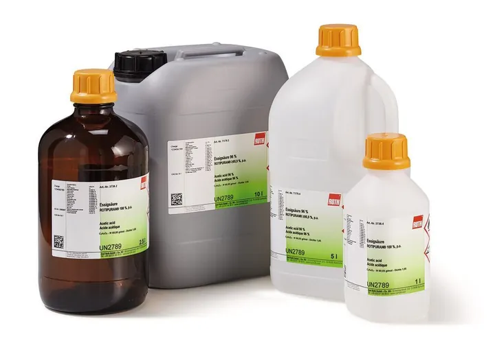 Acid acetic 100 %, ROTIPURAN®, p.a., 5 l, plastic — Carl Roth, cod 3738.6