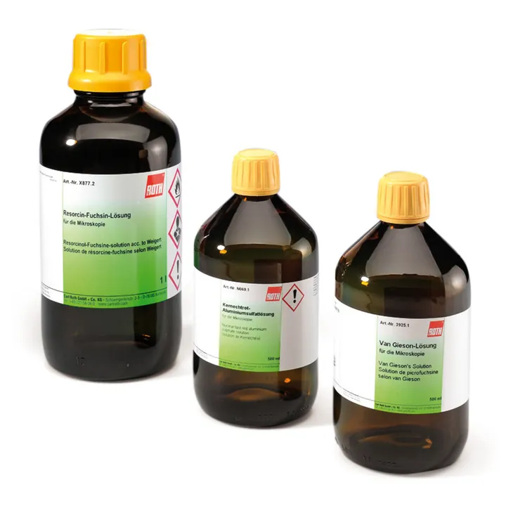 Soluție Van Gieson, pentru microscopie, 1 l, sticlă — Carl Roth, cod 3925.2