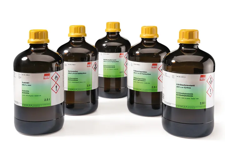 Acetonitril, min. 99,5 %, pentru sinteză, 25 l, tablă cositorită — Carl Roth, cod 4380.4