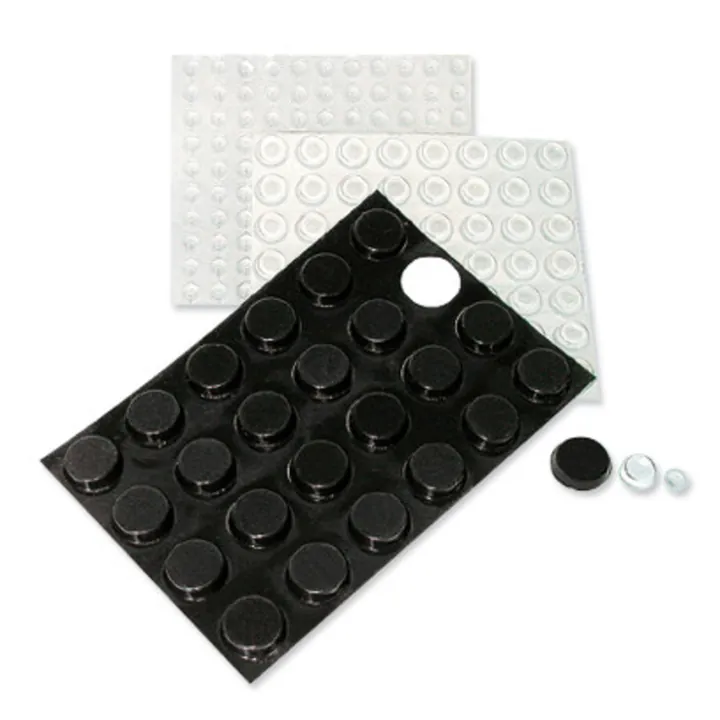 Tampoane de amortizare Rotilabo®-elastic, plastic moale-elastic, Ø 13 mm, 112 buc. — Carl Roth, cod 5352.1