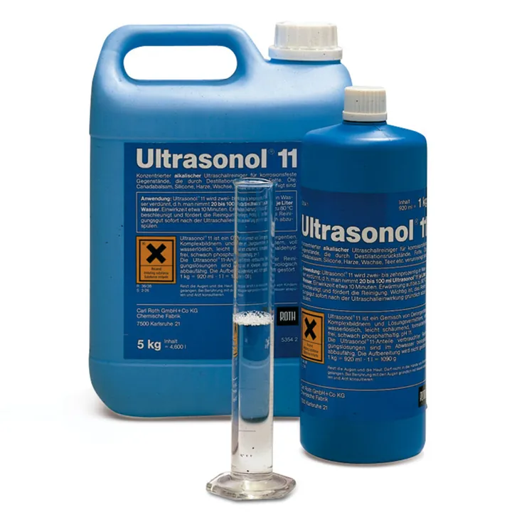 Ultrasonol® 11 alcalin, concentrat lichid pH 12.9, 5 l, plastic — Carl Roth, cod 5354.2