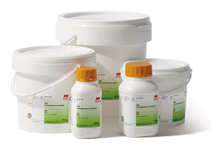 TRIS, PUFFERAN®, min. 99,9 %, calitate Ultra, 2.5 kg, plastic — Carl Roth, cod 5429.5