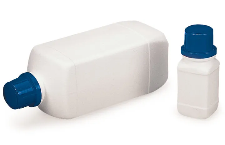 Flacoane Rotilabo®-narrow cu gât, HDPE, dreptunghiulare, 100 ml, 10 bucată(ți) — Carl Roth, cod 5698.1