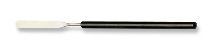 Microspatule, oțel 18/10, mâner plastic, Ø 6 mm, l 4 mm, L 160 mm, 1 buc. — Carl Roth, cod 6191.1