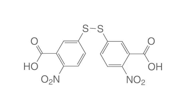 Acid 5,5'-ditio-bis-(2-nitrobenzoic), min. 98 %, p.a., 25 g, sticlă — Carl Roth, cod 6334.3