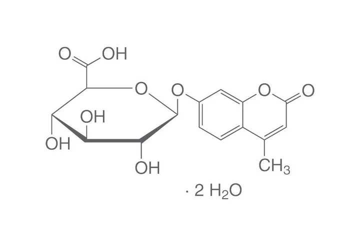 4-Metilumbeliferil-beta-D-glucuronidă, dihidrat, min. 99 %, p.a., 250 mg — Carl Roth, cod 6394.2