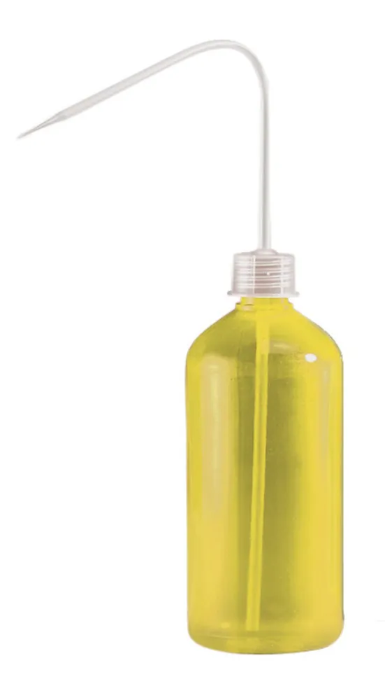 Flacon Rotilabo®-wash, PEJD, galben, 500 ml, 1 bucată — Carl Roth, cod 6536.1