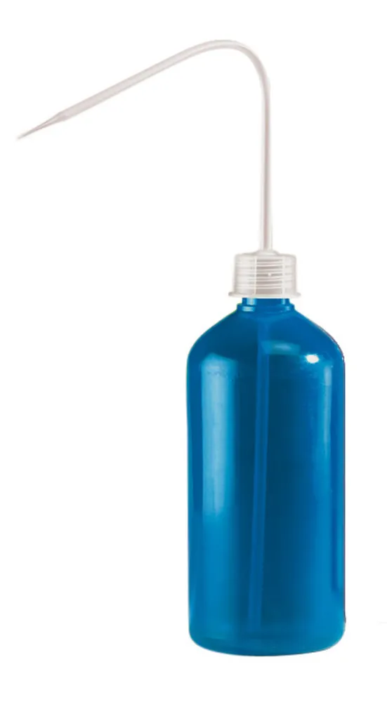Flacon Rotilabo®-wash, PEJD, albastru, 500 ml, 1 bucată — Carl Roth, cod 6539.1