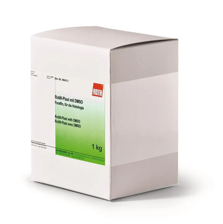 ROTI®Plast cu DMSO, parafină în pelete, pentru histologie, 2 kg, plastic — Carl Roth, cod 6643.2