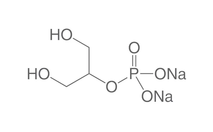β-Glicerofosfat disodic sare pentahidrată, 100 g, >=97 %, pentru biochimie — Carl Roth, cod 6847.2