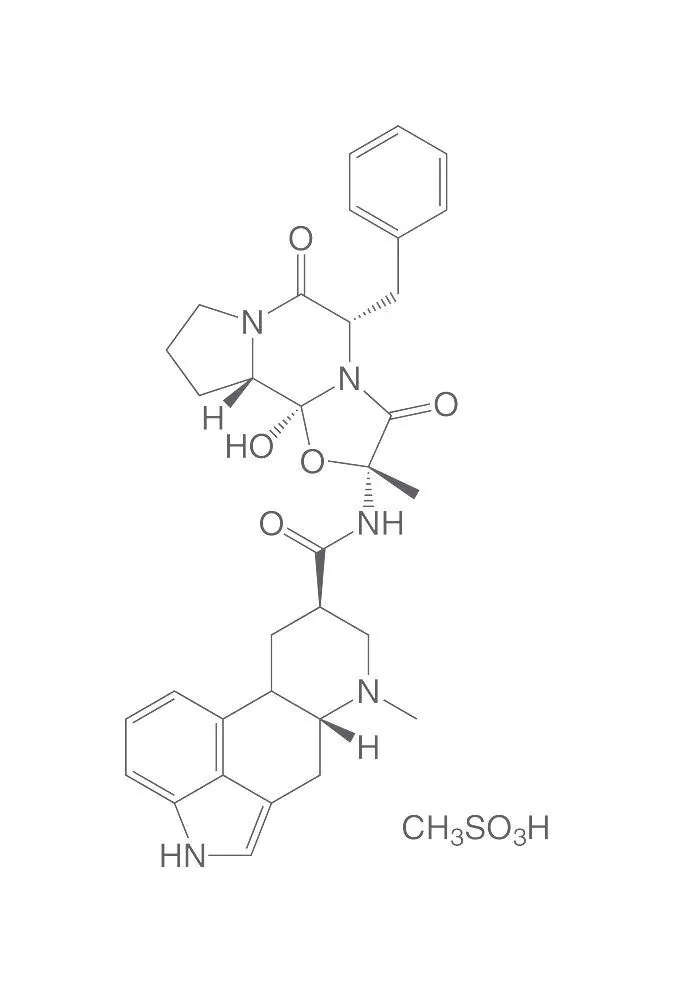 Metansulfonat de dihidroergotamină, min. 98 %, pentru biochimie, 100 mg, sticlă — Carl Roth, cod 6948.1