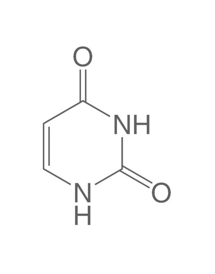 Uracil, min. 98 %, pentru biochimie, 25 g, plastic — Carl Roth, cod 7288.2