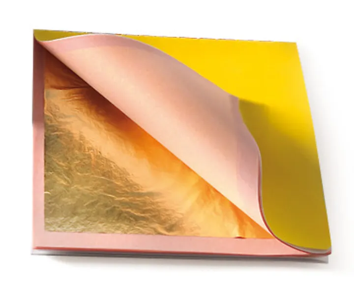 Foițe de aur, 22 carate, bloc de 25 foițe 80 x 80 mm, 25 foaie(foi) — Carl Roth, cod 7605.1