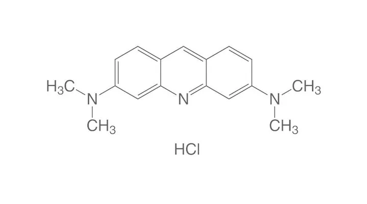 Clorhidrat de oranj de acridină hidrat, (C.I. 46005) pentru microscopie, 5 g, sticlă — Carl Roth, cod 7633.2