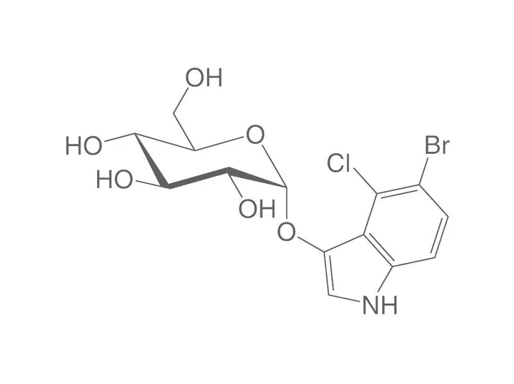 5-Bromo-4-cloro-3-indoxil-α-D-glucopiranozidă, 250 mg, >=98 %, pentru biochimie — Carl Roth, cod 8434.2