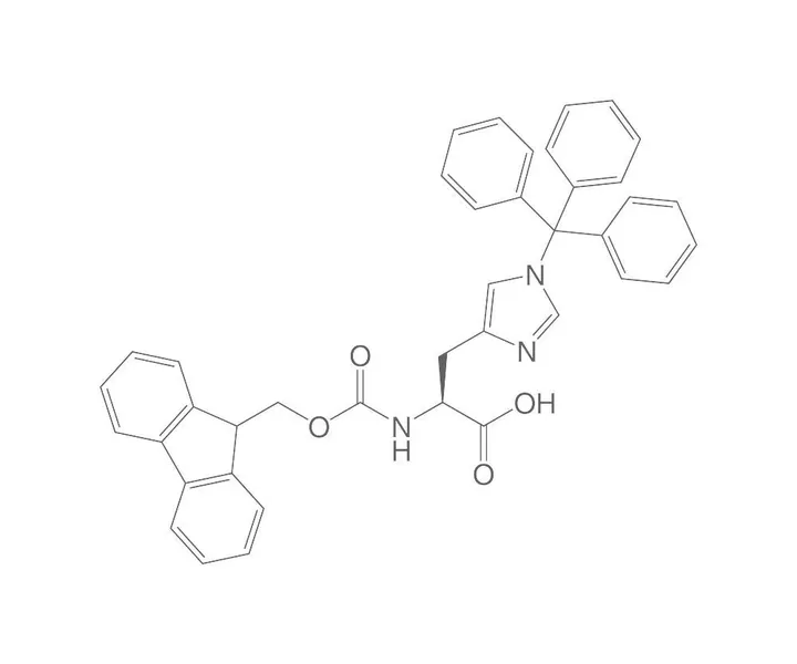 Fmoc-L-Histidină-(Tritil), PEPTIPURE®, min. 97 %, pentru biochimie, 25 g, sticlă — Carl Roth, cod 8843.2