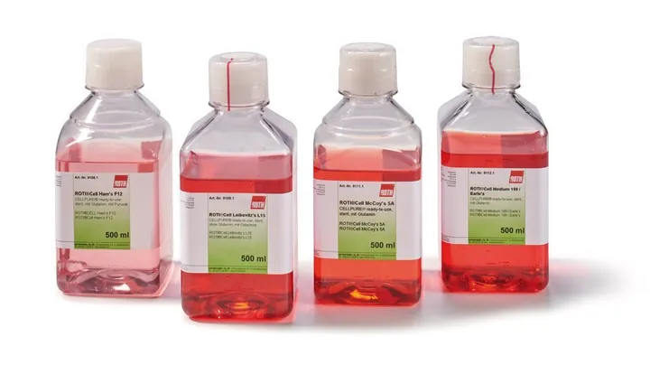 ROTI®CELL McCoy´s 5A, steril, cu glutamină, 500 ml, plastic — Carl Roth, cod 9111.1
