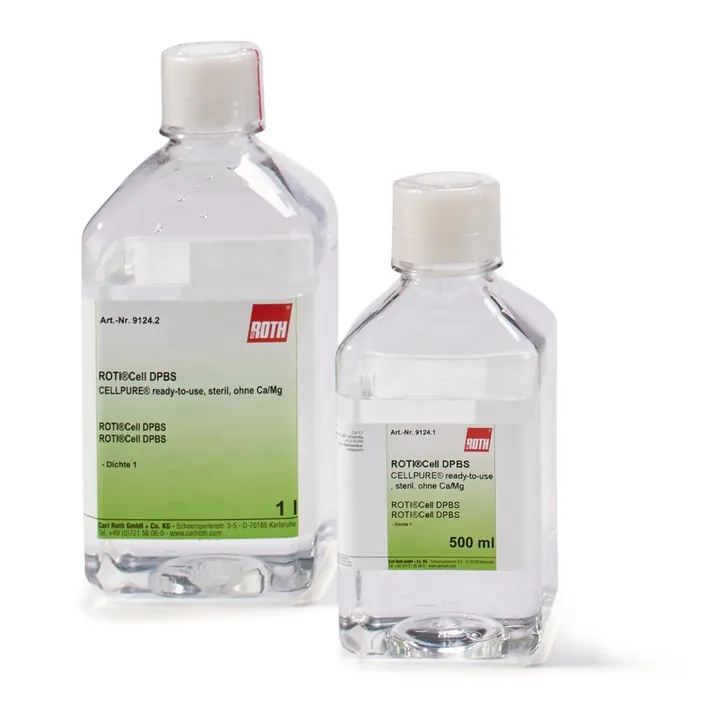 ROTI®CELL DPBS, steril, fără Ca/Mg, 1 l, plastic — Carl Roth, cod 9124.2