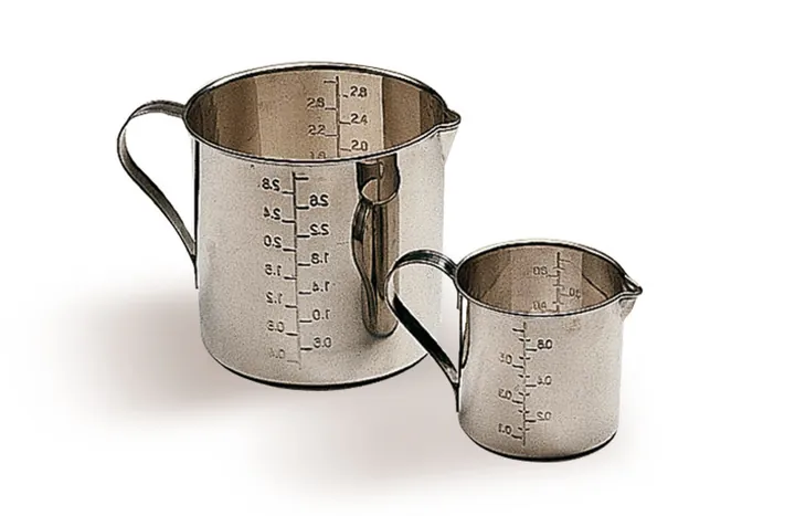 Pahar Berzelius Rotilabo®-measuring, oțel inoxidabil 18/10, cilindric, 0.7 l, 1 bucată — Carl Roth, cod 9472.1