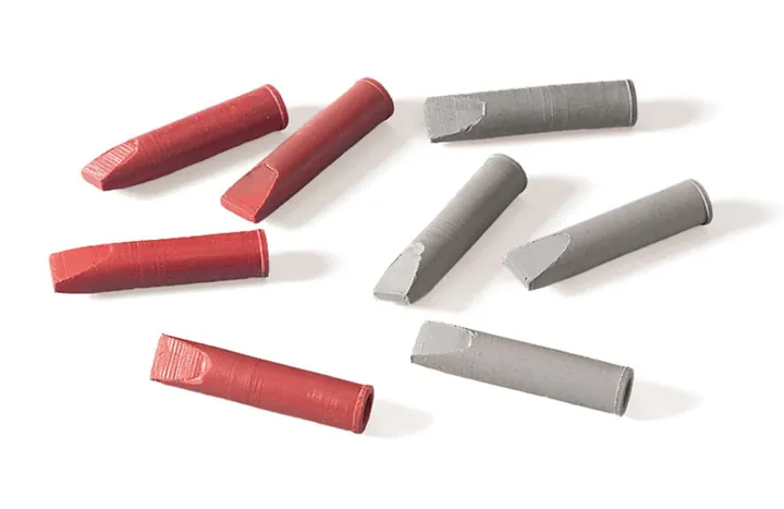 Ștergătoare Rotilabo®-rubber, cauciuc natural, în formă de tijă, gri, tije de sticlă Ø 5 - 6 mm — Carl Roth, cod 9548.1