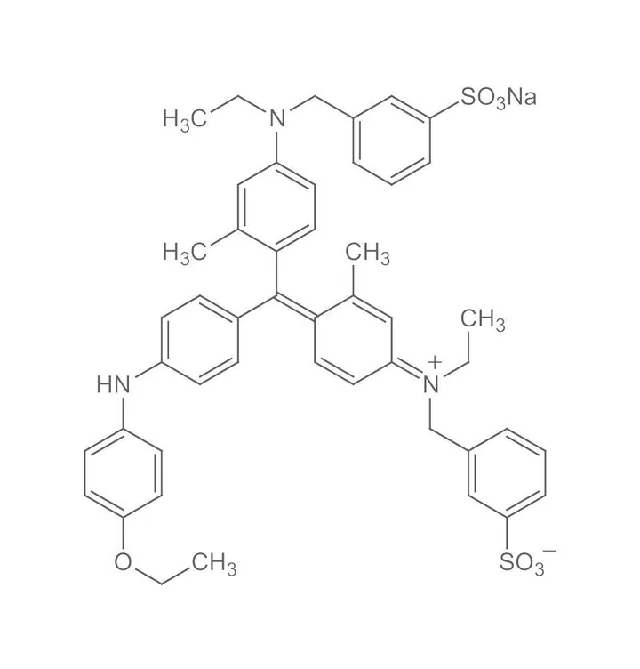 Albastru briliant G 250 (C.I. 42655), pentru electroforeză și biochimie, 10 g — Carl Roth, cod 9598.1