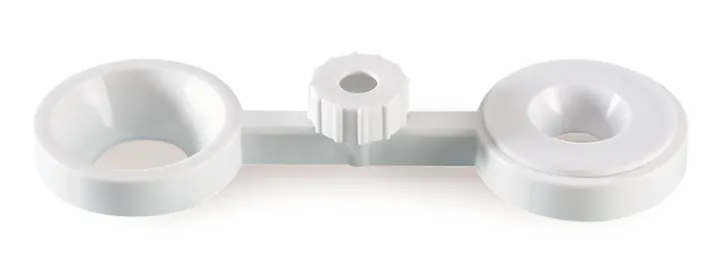 Suport Rotilabo®-funnel, PP, pentru 2 pâlnii Ø de la 50 - 120 mm, 1 bucată — Carl Roth, cod 9769.1