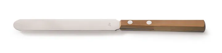 Spatulă de farmacist, mâner din lemn, oțel cromat, lamă 145x22 mm, L 255 mm — Carl Roth, cod A654.1