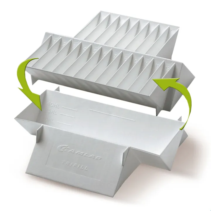 Rezervor pipetă multicanal Trifill, PP, alb, 10 bucăți — Carl Roth, cod AA87.1