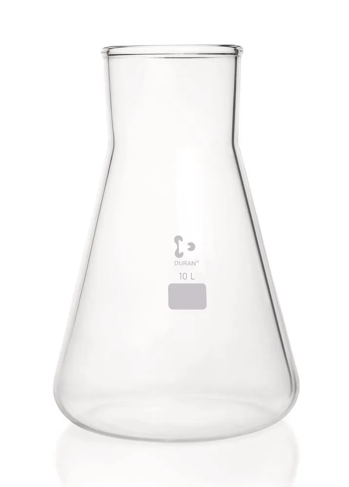 Balon Erlenmeyer cu gât larg, DURAN®, fără scală, 10000 ml, 1 bucată — Carl Roth, cod AAA5.1