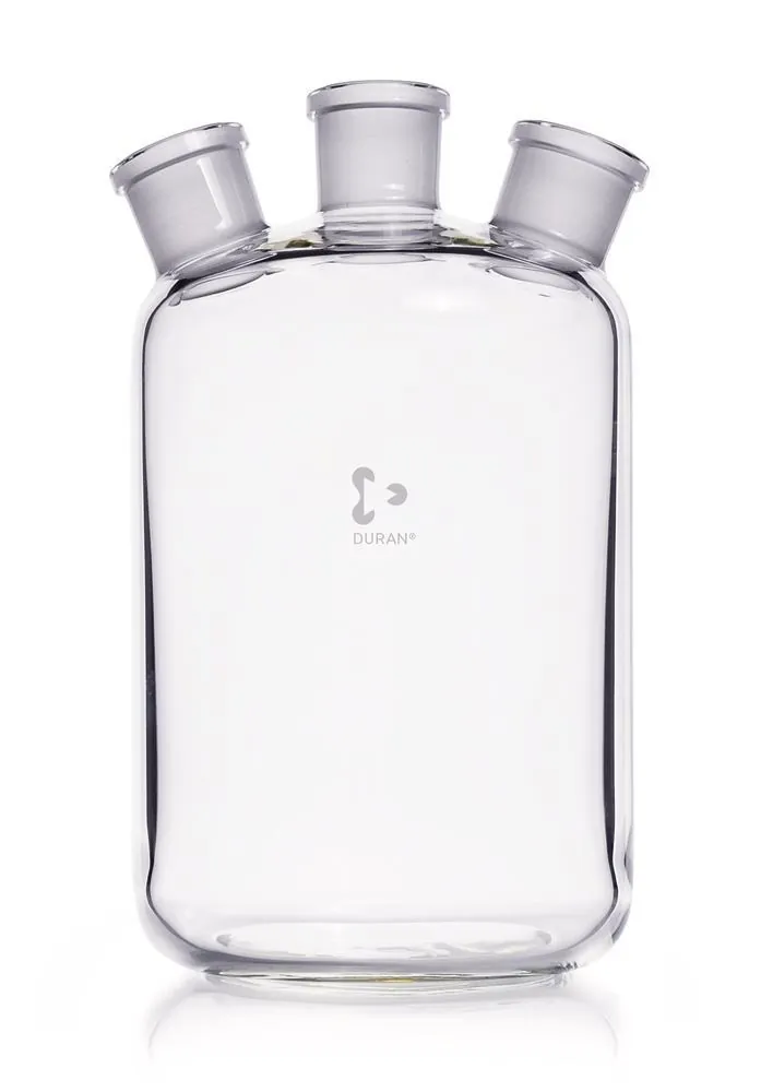Sticlă Woulff, cu 3 gâturi șlefuite standard, DURAN®,2000 ml, 1 bucată — Carl Roth, cod AAC2.1