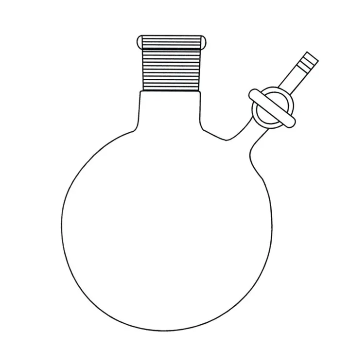Balon cu fund rotund cu robinet, 10 ml, sticlă borosilicată 3.3, 1 buc. — Carl Roth, cod AAP1.1