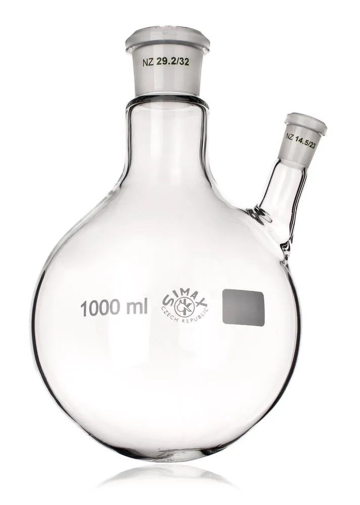 Rotilabo®-double balon cu fund rotund și un gât, 1000ml, sticlă borosilicată — Carl Roth, cod ACE6.1