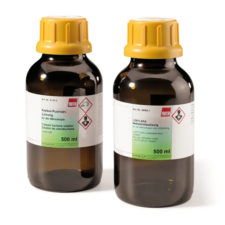 Soluție de albastru de metilen LOEFFLER, pentru microscopie și numărare celule, 2.5 l — Carl Roth, cod AE64.3
