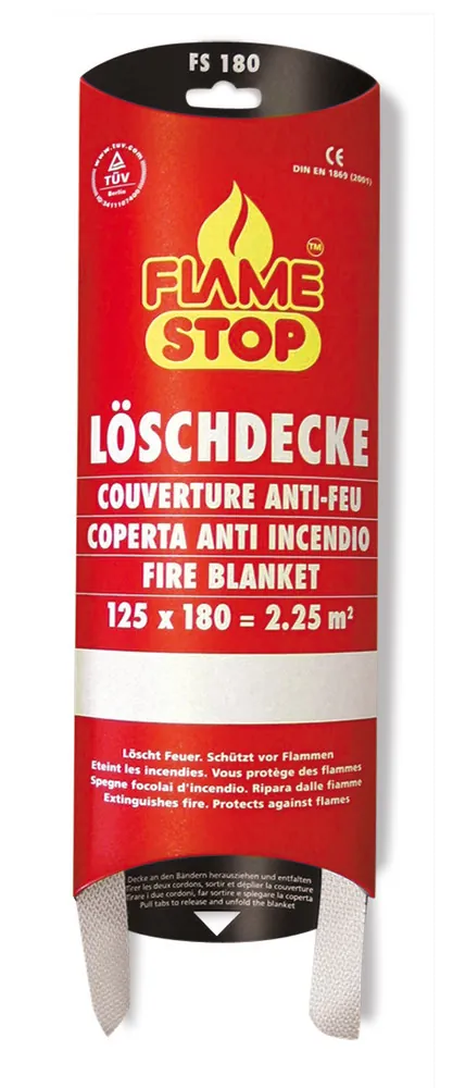Pătură anti-incendiu FLAME STOP, EN 1869, 1997, L 180 x W 125 cm, 1 bucată — Carl Roth, cod AH79.1