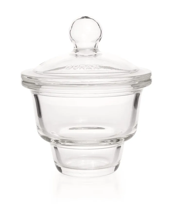 Exicator cu capac cu buton, 0,7 l, DN 100, set complet parte inferioară cu capac — Carl Roth, cod AHK8.1