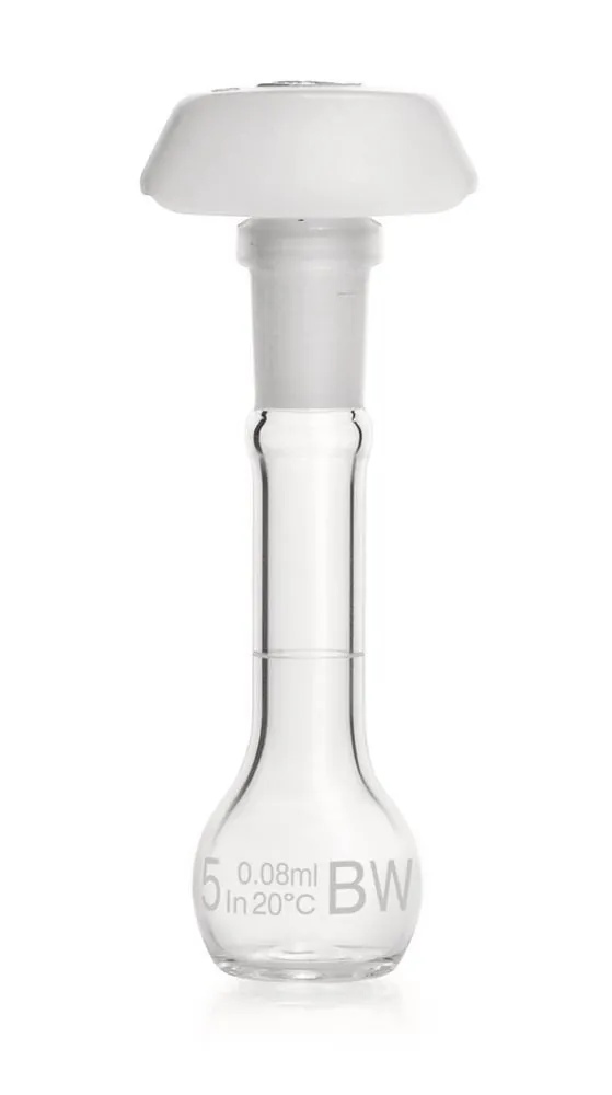Balon cotat DURAN®-volumetric, clasa B, 5 ml, gradație albă, 2 bucăți — Carl Roth, cod AHX0.1