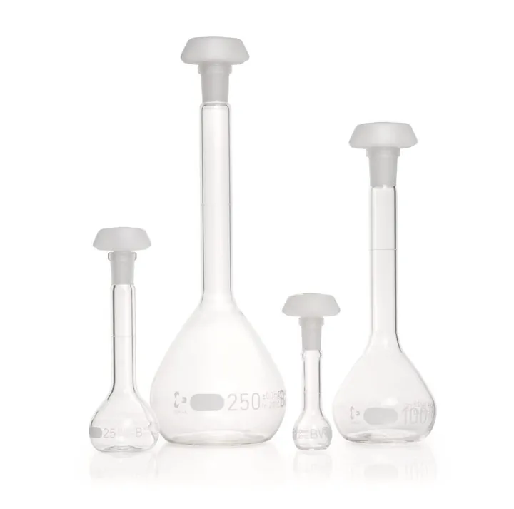 Balon cotat DURAN®-volumetric, clasa B, 20 ml, gradație albă, 2 bucăți — Carl Roth, cod AHX2.1