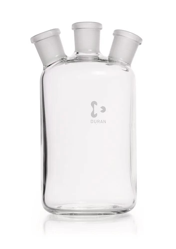 Sticlă Woulff, cu 3 gâturi cu șlif standard, DURAN®, 500 ml, 1 bucată — Carl Roth, cod AK00.1