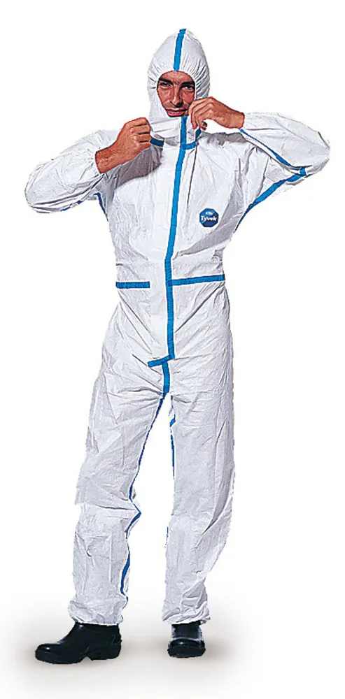 Salopetă TYVEK® 600 Plus, fleece din PE, albă, mărimea M, 1 bucată — Carl Roth, cod AK23.1