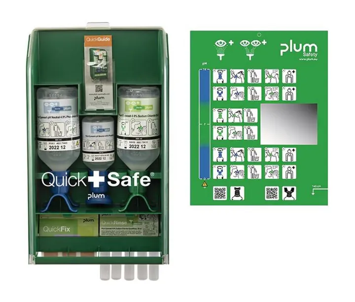 Trusă de prim ajutor pentru spălarea ochilor QuickSafe Industrie chimică — Carl Roth, cod ALC0.1