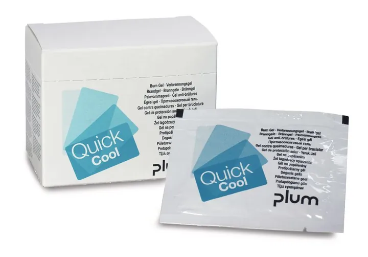 Gel pentru arsuri QuickCool, șervețele de curățare a rănilor QuickClean, 18 bucăți — Carl Roth, cod ALC2.1