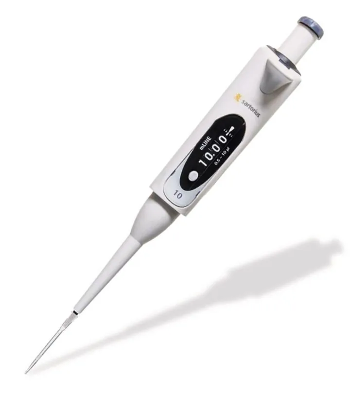 Pipetă cu piston cu pernă de aer mLINE®, variabilă, 0.5 - 10 µl, 1 unitate(ăți) — Carl Roth, cod AN21.1