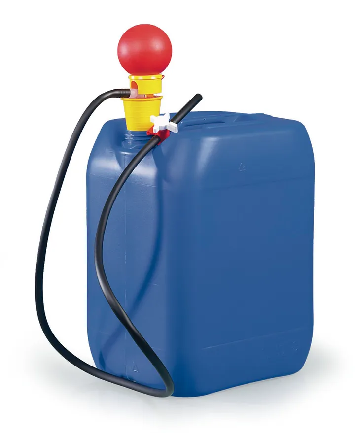 Furtun pompă de mână OTAL cu robinet, PP, 12 l/min, pentru recipiente max. 60 l — Carl Roth, cod AN75.1
