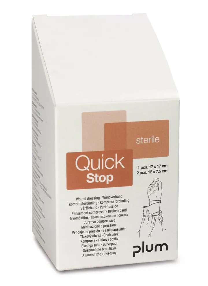 Set pansament QuickStop, șervețele curățare răni QuickClean, 1 buc. — Carl Roth, cod ANE4.1