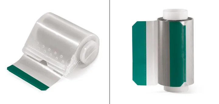 Folie de mascare pe role, din poliester, L 122 x W 79 mm, grosime 38 µm — Carl Roth, cod APT6.1