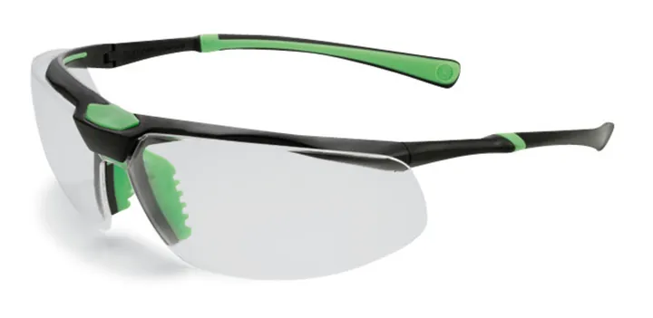 Ochelari de protecție 5X3, negru/verde, clari, cu strat anti-zgârieturi, 1 buc. — Carl Roth, cod APX7.1