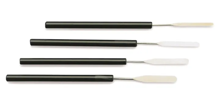 Set micro-spatule, oțel inoxidabil 18/10, 4 piese, L 160 mm, l 3 - 6 mm, 1 set — Carl Roth, cod AT16.1